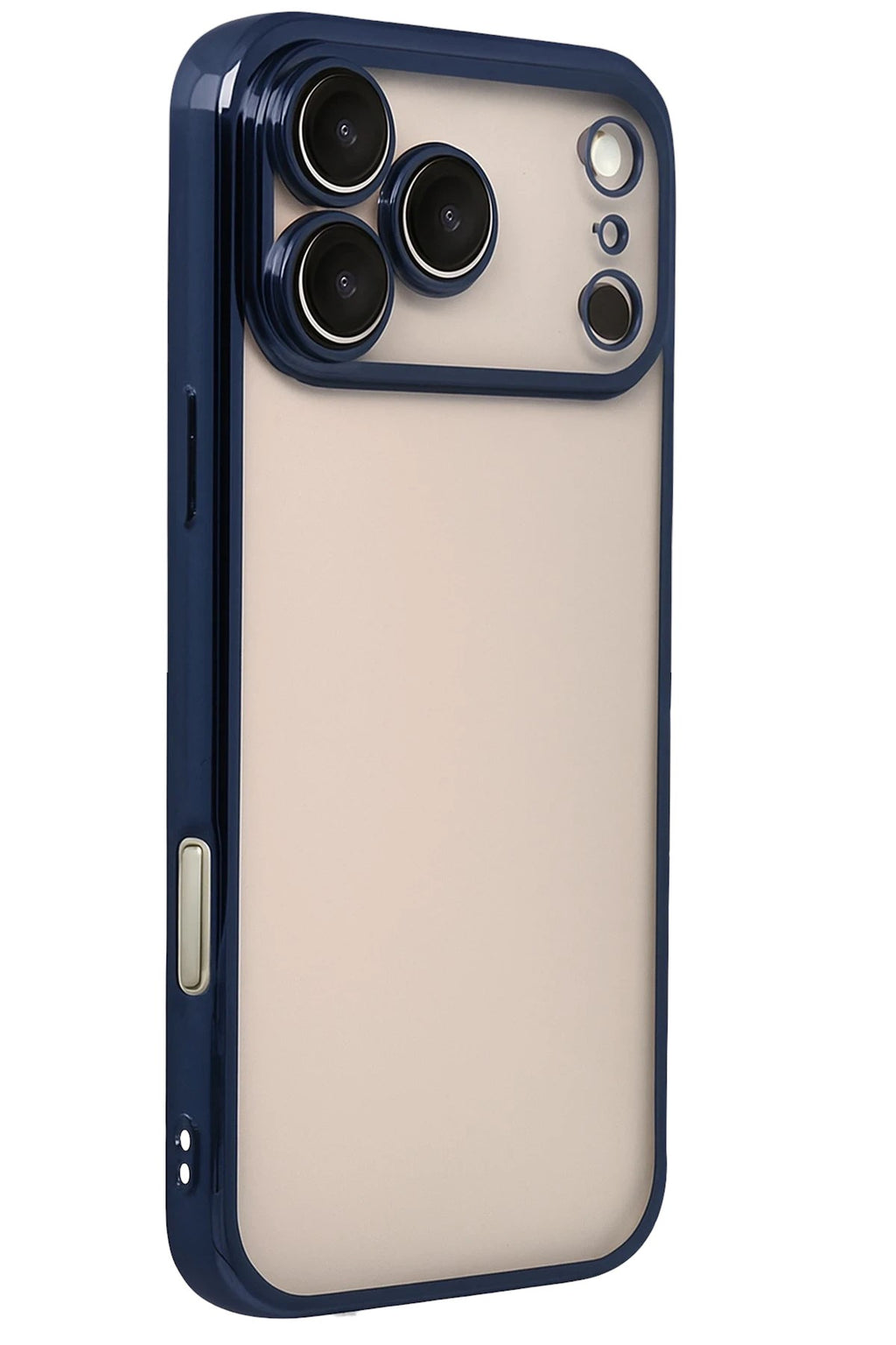 Mey İthalat® iPhone 17 Pro Lensli Silikon - Lacivert