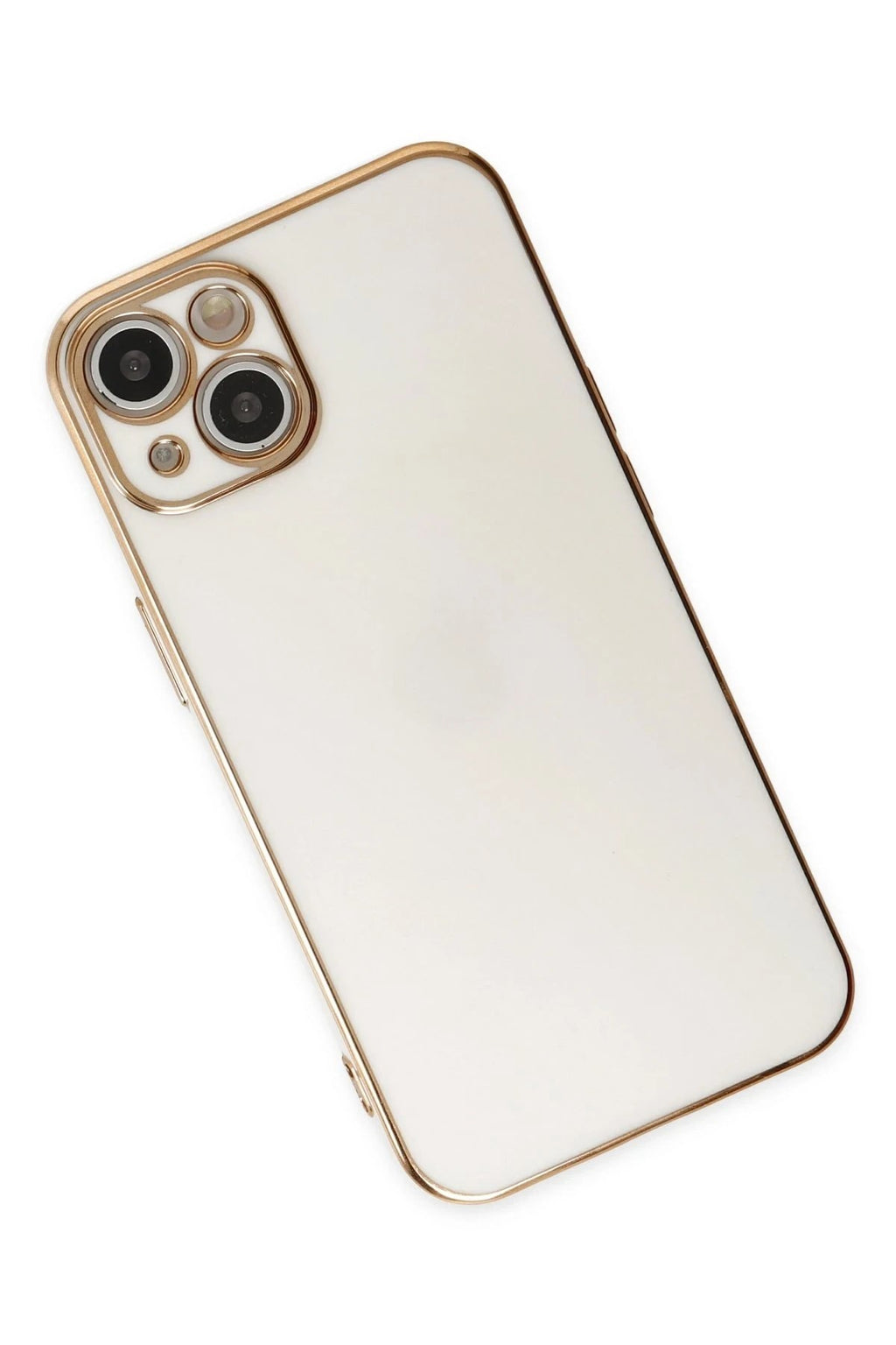 Mey İthalat® iPhone 14 Kılıf Volet Silikon - Beyaz