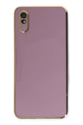 Mey İthalat® Redmi 9A Kılıf Volet Silikon - Mor