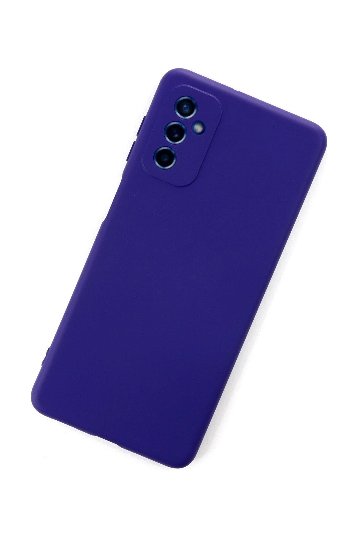 Mey İthalat® Samsung Galaxy M52 5G Kılıf Nano içi Kadife Silikon - Mor
