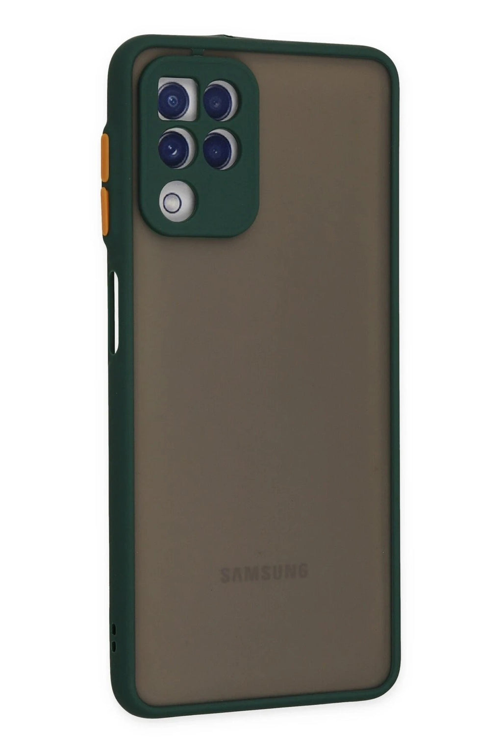 Mey İthalat® Samsung Galaxy A22 Kılıf Montreal Silikon Kapak - Yeşil