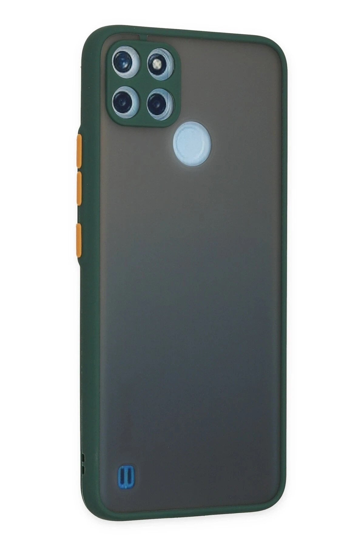 Mey İthalat® Realme C21Y Kılıf Montreal Silikon Kapak - Yeşil