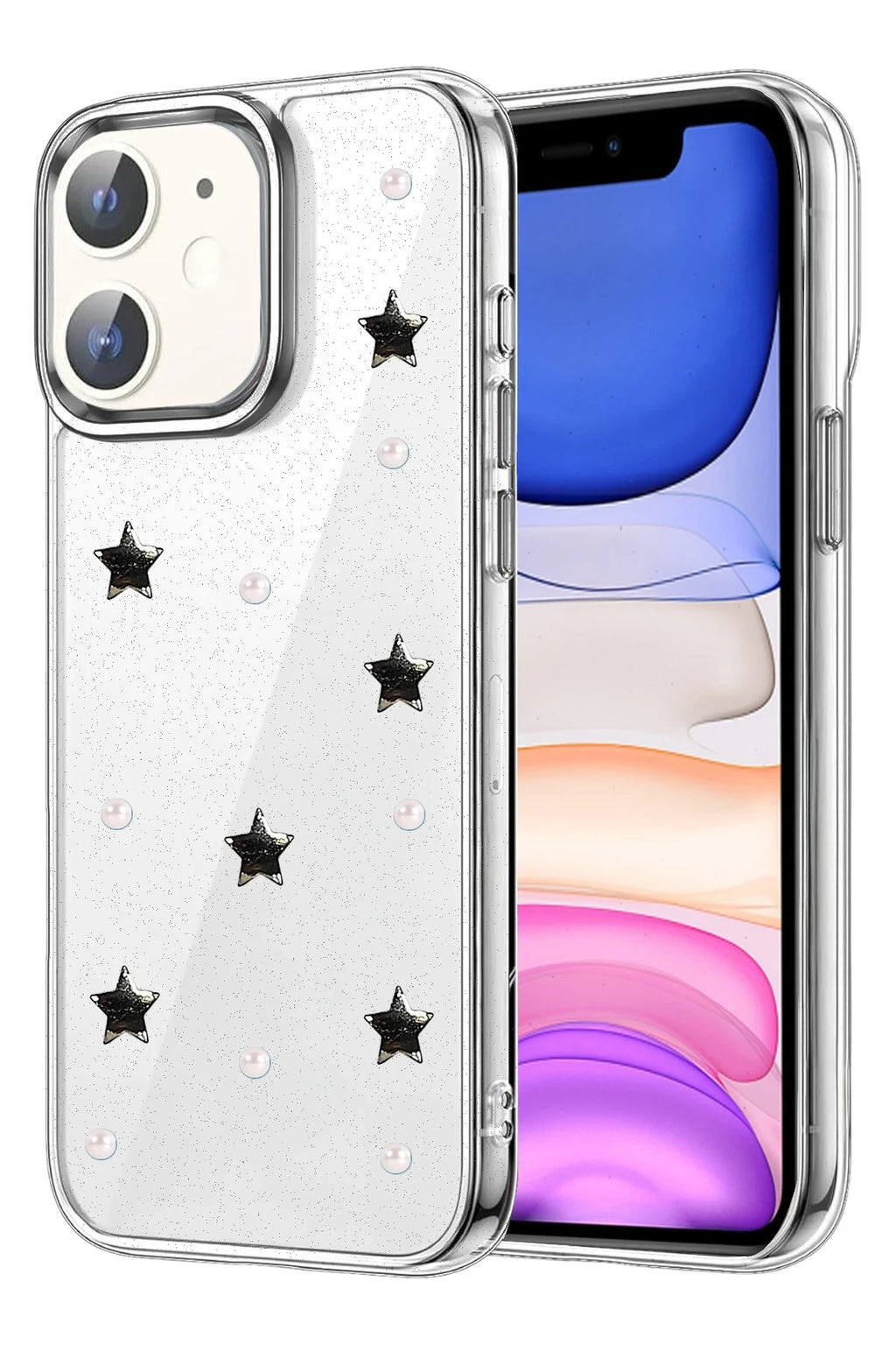 Mey İthalat® iPhone 12 Fiyonk Desenli Kapak - Desen 7
