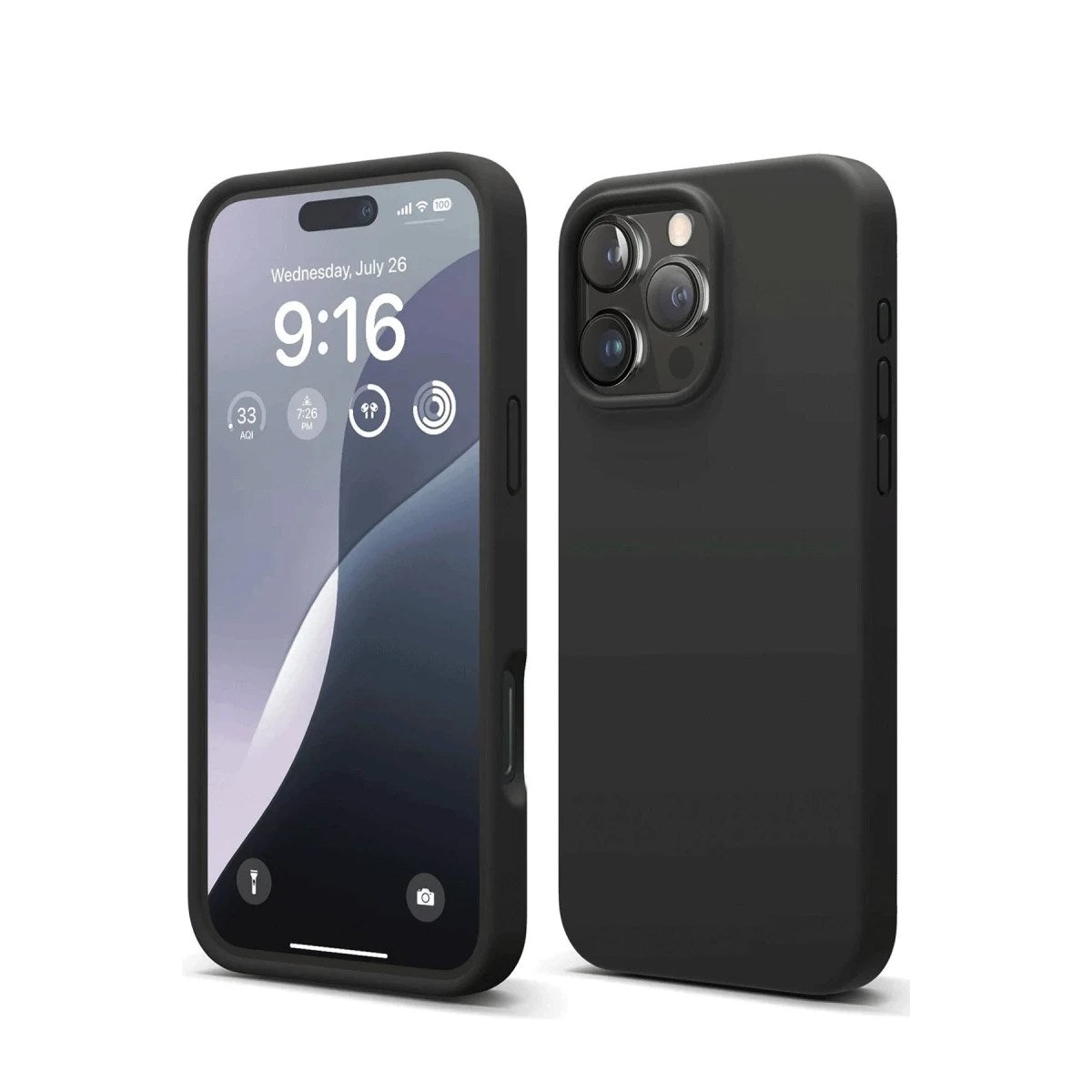 Mey İthalat® iPhone 16 Pro Max Kılıf First Silikon - Siyah