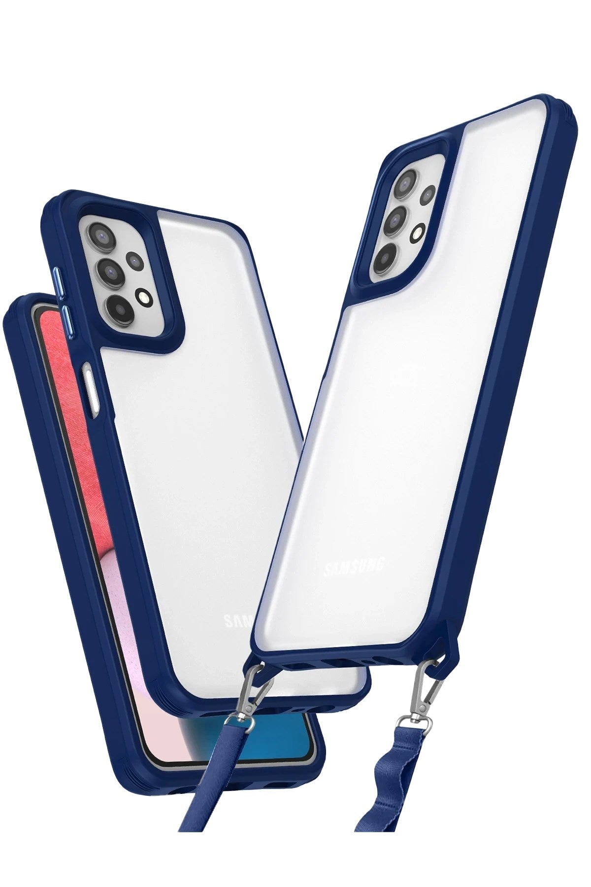 Mey İthalat® Samsung Galaxy A52 Kılıf Penta Silikon Kılıf - Lacivert