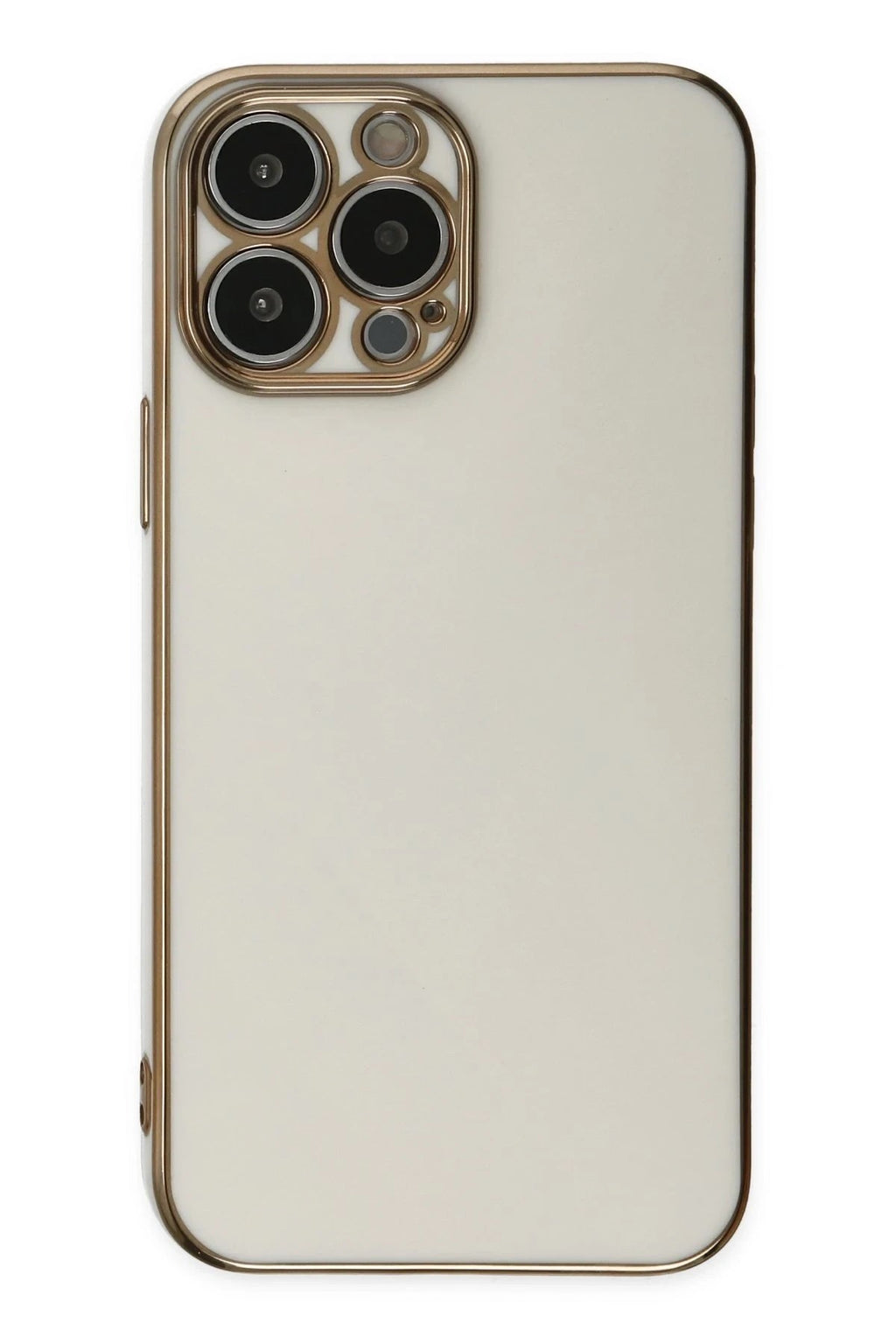 Mey İthalat® iPhone 14 Pro Kılıf Volet Silikon - Beyaz