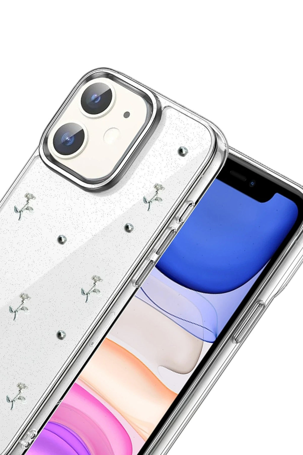 Mey İthalat® iPhone 12 Fiyonk Desenli Kapak - Desen 4