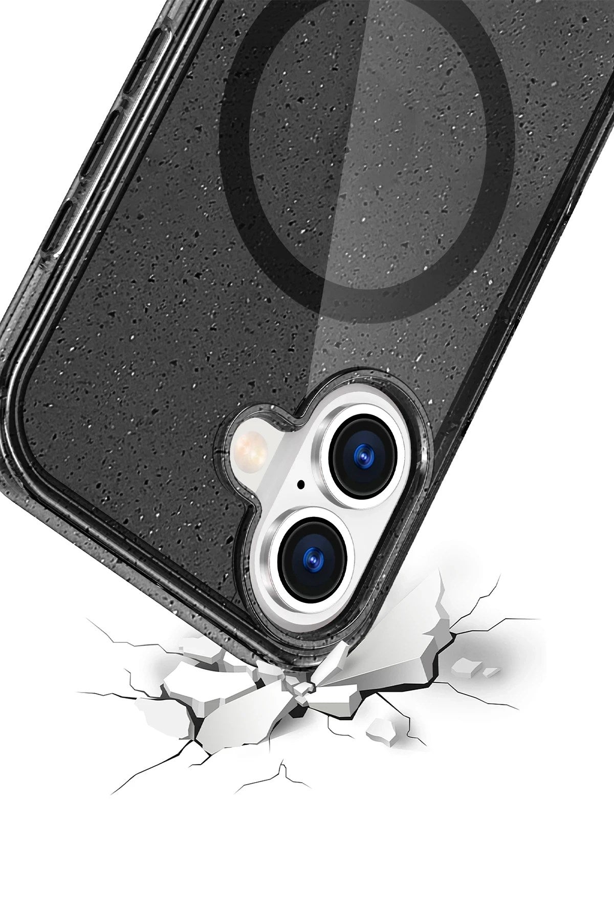 Mey İthalat® iPhone 16 Star Magsafe Kapak - Siyah