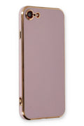 Mey İthalat® iPhone 7 Kılıf Volet Silikon - Mor