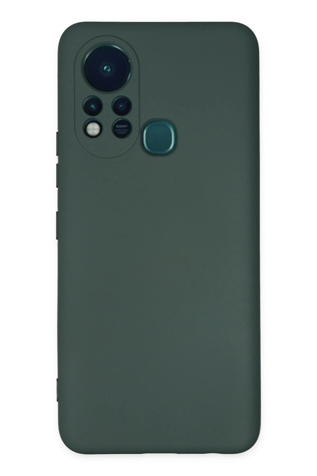 Mey İthalat® İnfinix Hot 11s Kılıf Nano içi Kadife Silikon - Koyu Yeşil
