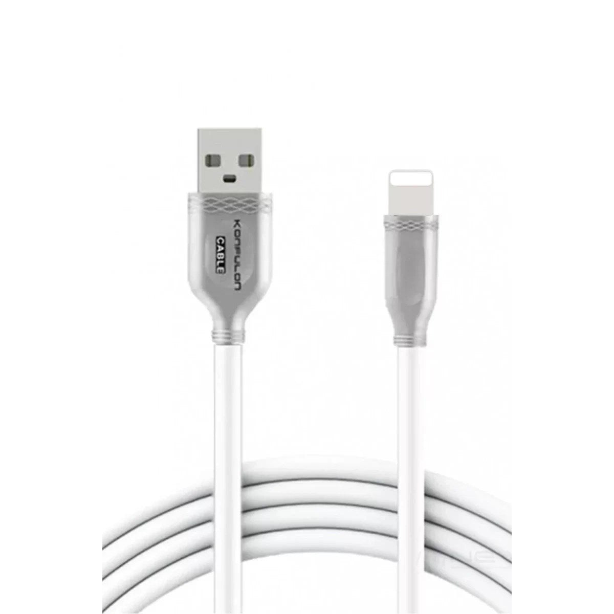 Mey İthalat® S48 Lightning Kablo iphone Uyumlu 1M 3A - Beyaz