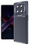 Mey İthalat® Honor Magic 7 Lite Kılıf Auto Focus Karbon Kapak - Lacivert