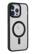 Mey İthalat® iPhone 14 Pro Kılıf Room Magneticsafe Silikon - Siyah