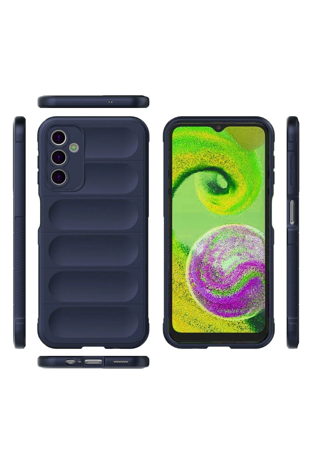 Mey İthalat® Samsung Galaxy A14 4G Kılıf Optimum Silikon - Lacivert