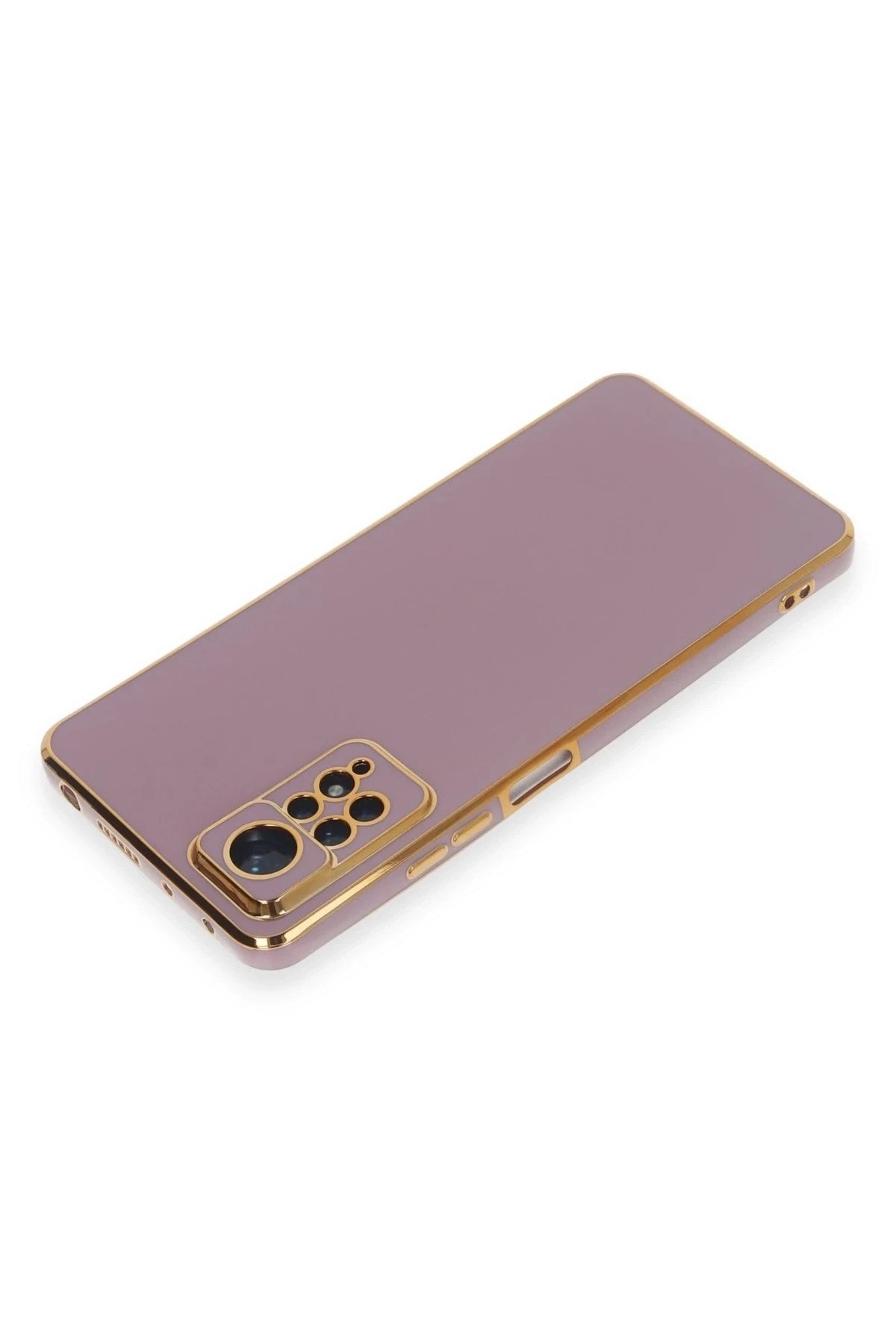 Mey İthalat® Redmi Note 12 Pro 4G Kılıf Volet Silikon - Mor