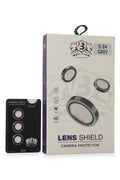Mey İthalat® Samsung Galaxy S24 Bilvis Titan Kamera Lens - Titan Gri