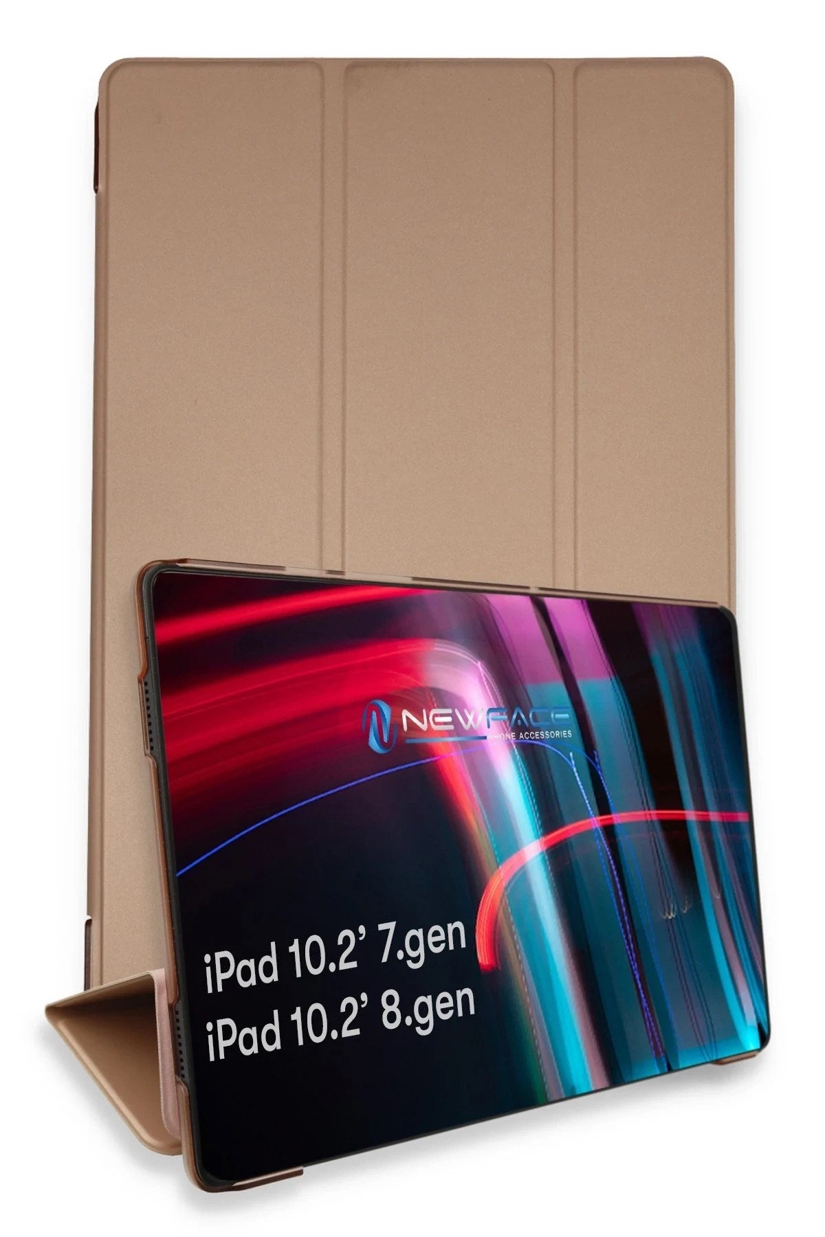 Mey İthalat® iPad 10.2 (7.nesil) Kılıf Tablet Smart Kılıf - Rose Gold