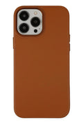 Mey İthalat® iPhone 13 Pro Kılıf Asya Deri Silikon - Kahverengi