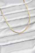 Mey İthalat® CM 14K Gold Renk Kare Zincirli Model 60 cm Kadın Kolye