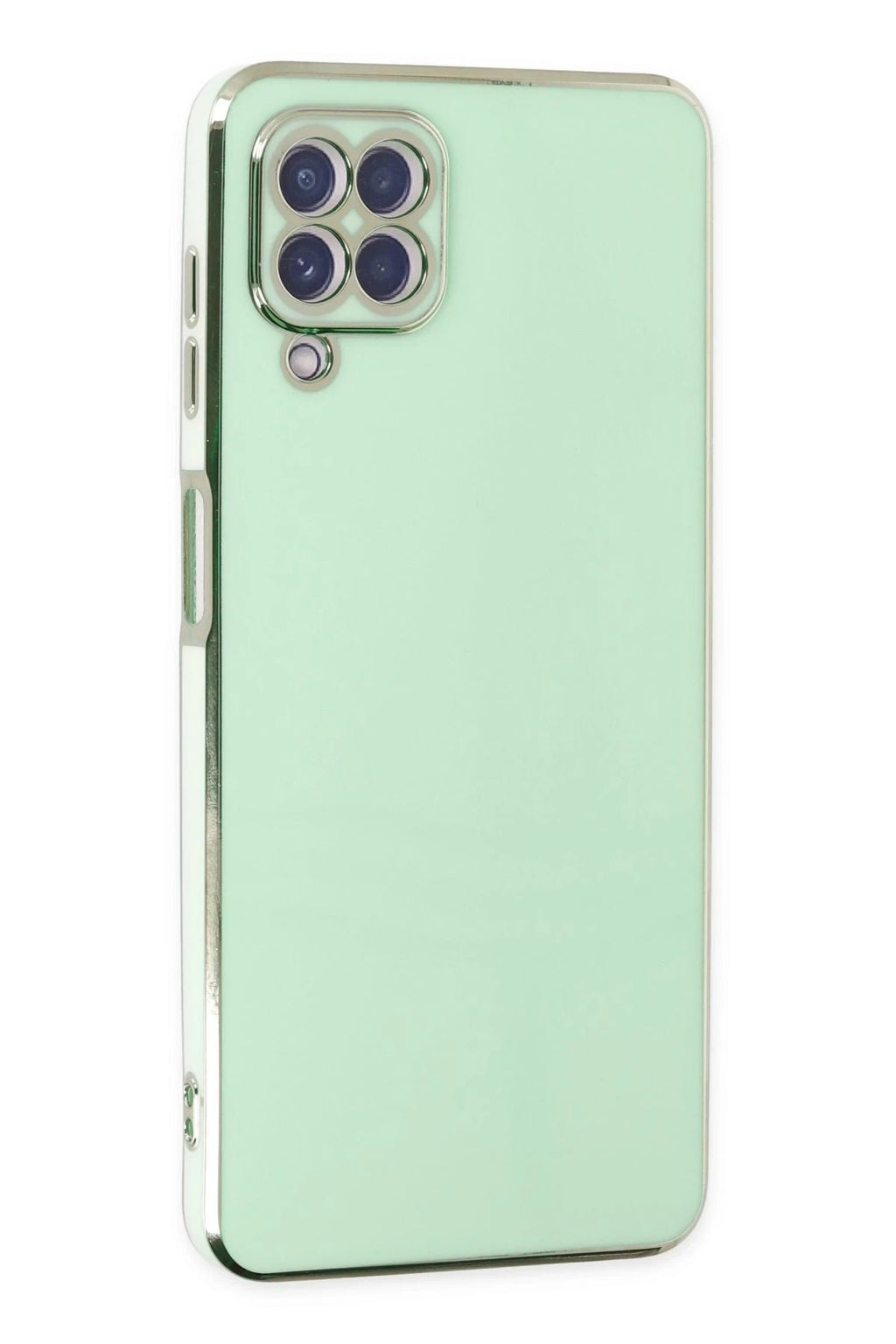 Mey İthalat® Samsung Galaxy A22 Kılıf Volet Silikon - Açık Yeşil