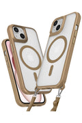 Mey İthalat® iPhone 15 Kılıf Enka Magsafe Silikon Kılıf - Desert