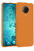 Mey İthalat® Redmi K30 Pro Kılıf Nano içi Kadife Silikon - Turuncu
