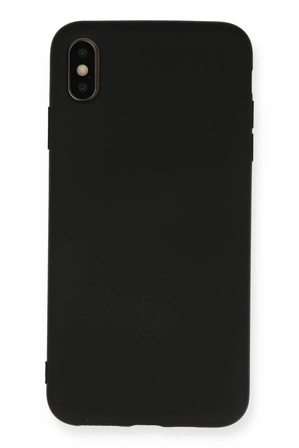 Mey İthalat® iPhone XS Max Kılıf Nano içi Kadife Silikon - Siyah