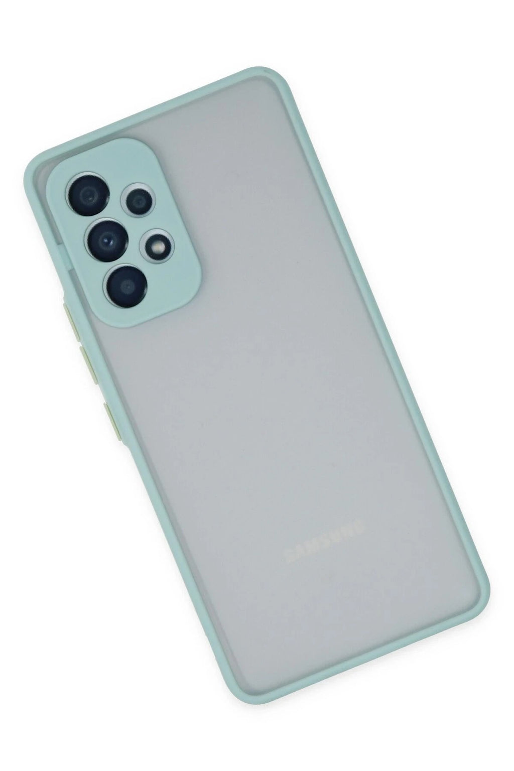 Mey İthalat® Samsung Galaxy A13 4G Kılıf Montreal Silikon Kapak - Turkuaz