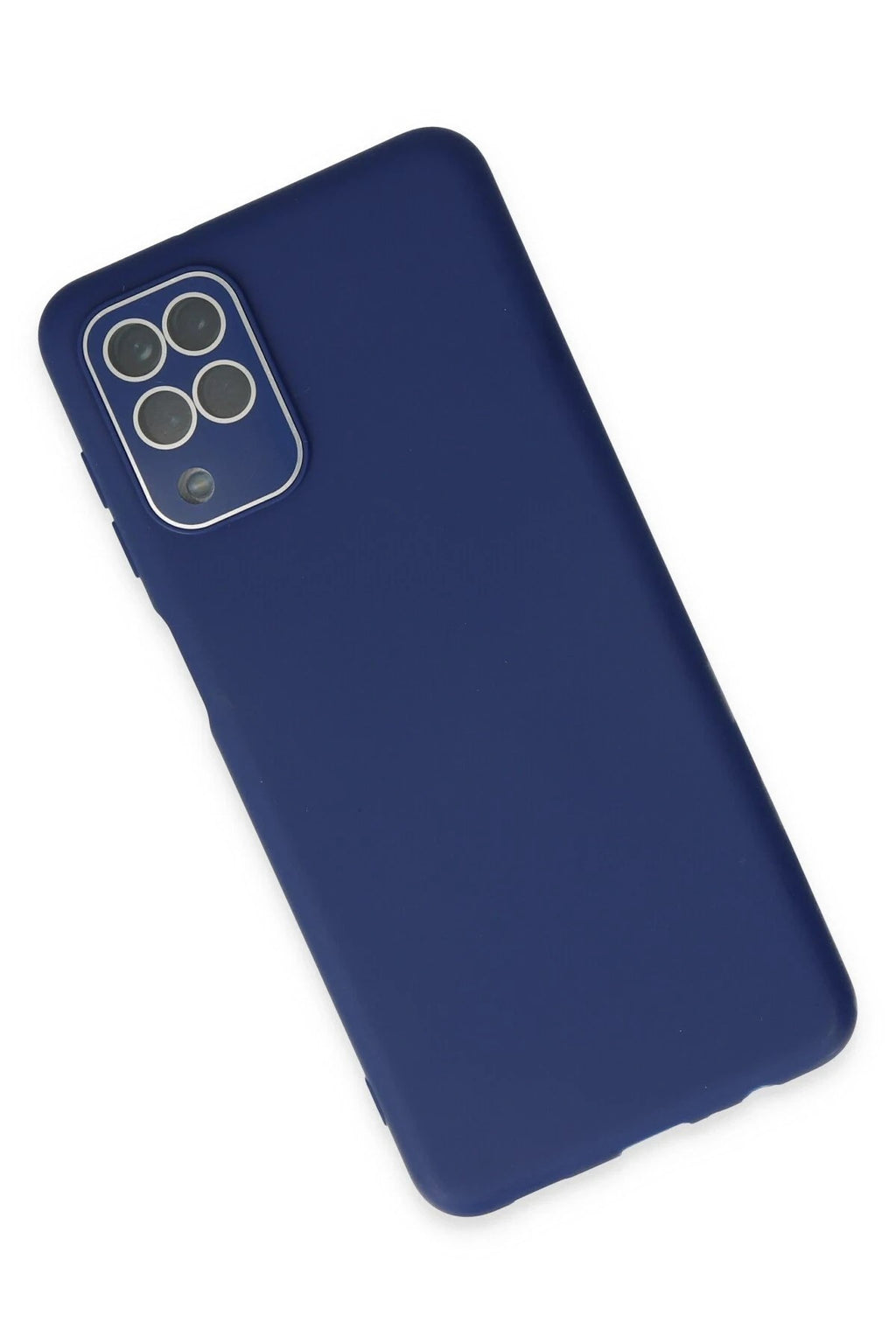 Mey İthalat® Samsung Galaxy A22 Kılıf Lansman Glass Kapak - Sky Blue