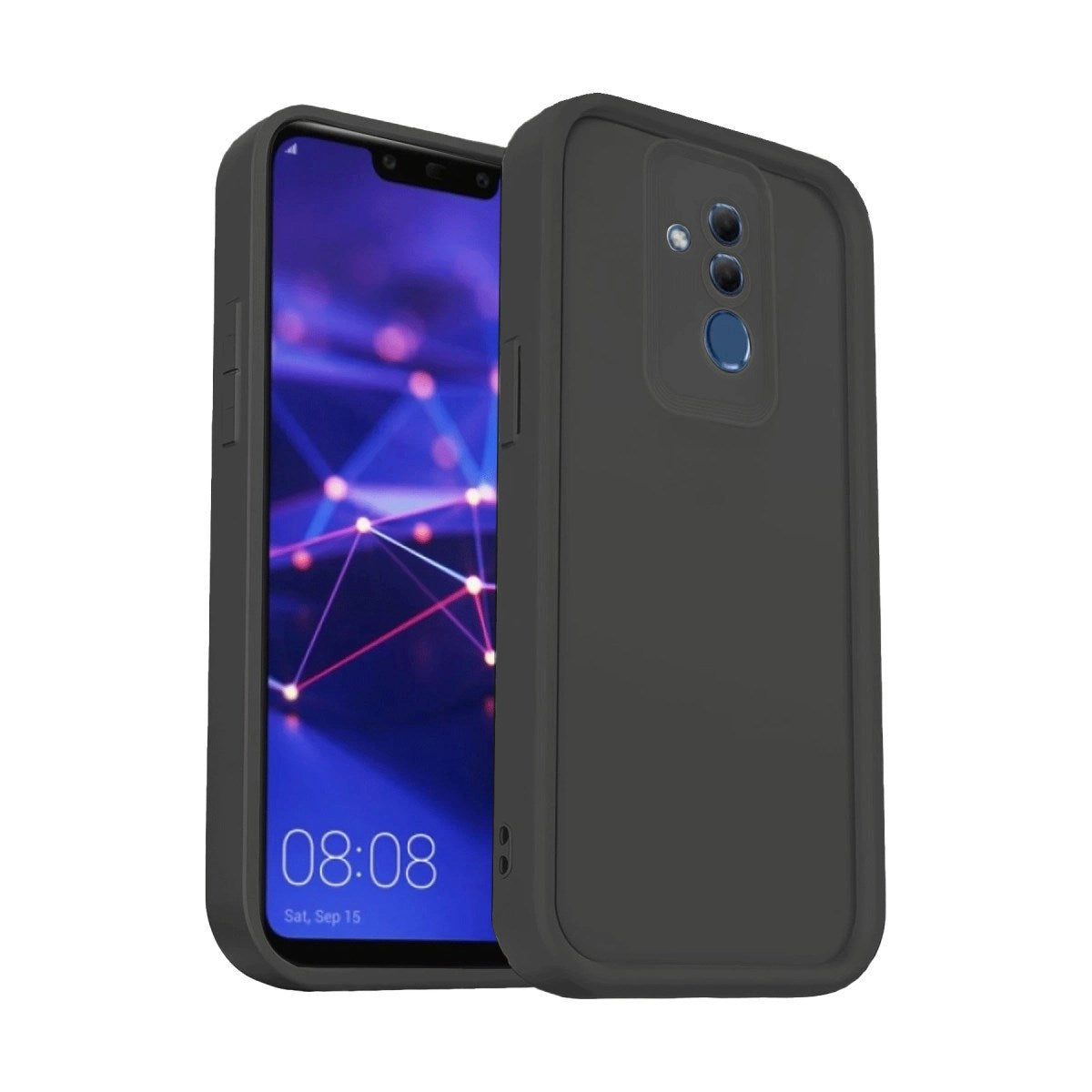 Mey İthalat® Huawei Mate 20 Lite Kılıf Viera Silikon - Siyah