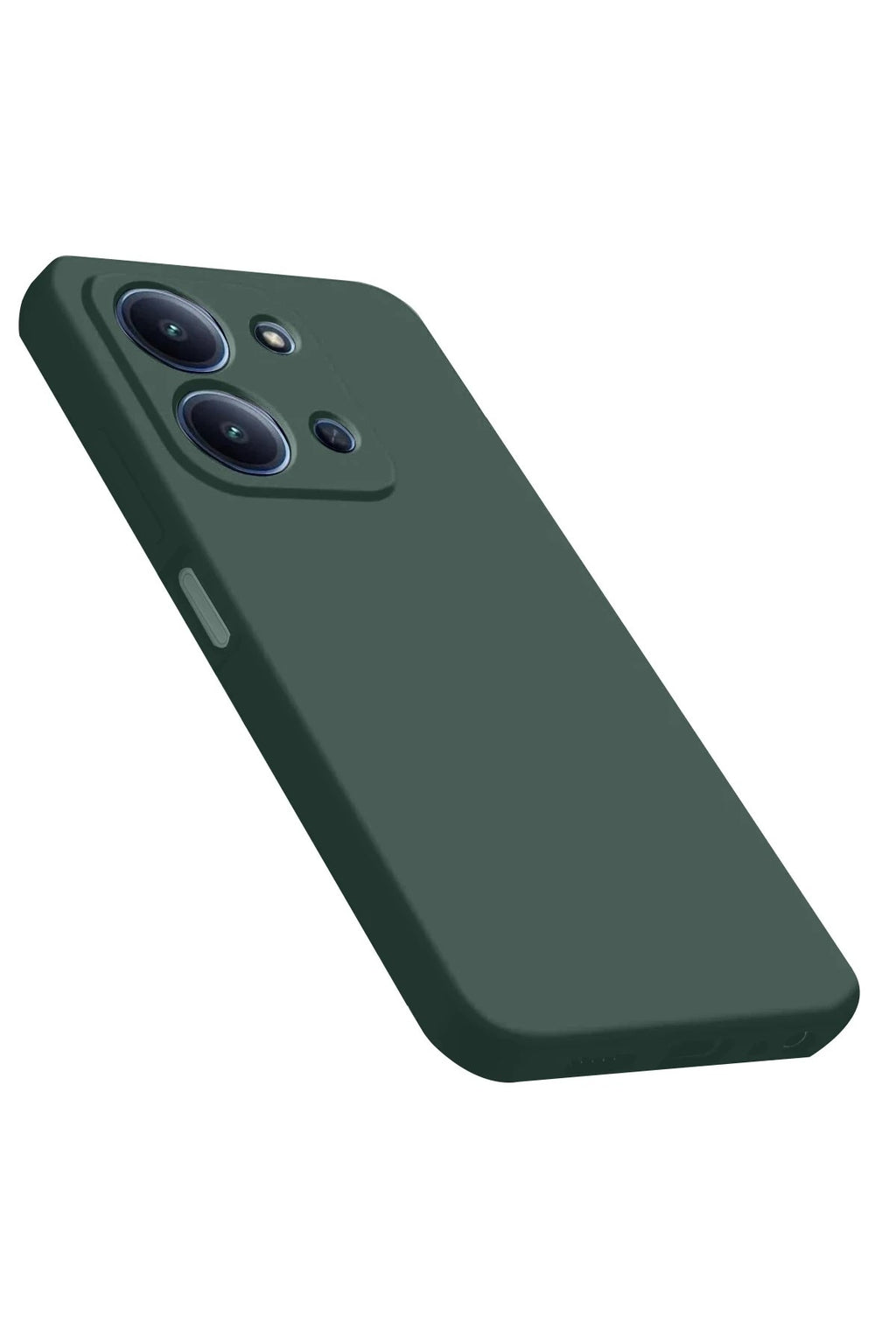 Mey İthalat® Redmi 15C 4G Nano içi Kadife Silikon - Koyu Yeşil