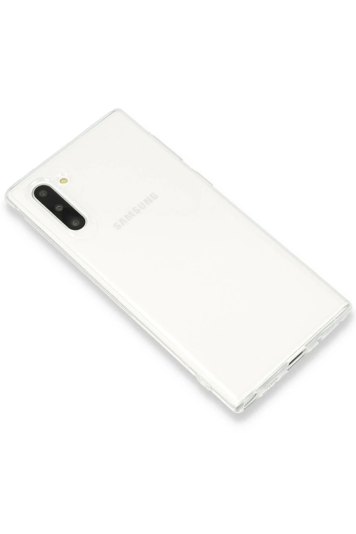 Mey İthalat® Samsung Galaxy Note 10 Kılıf Lüx Şeffaf Silikon