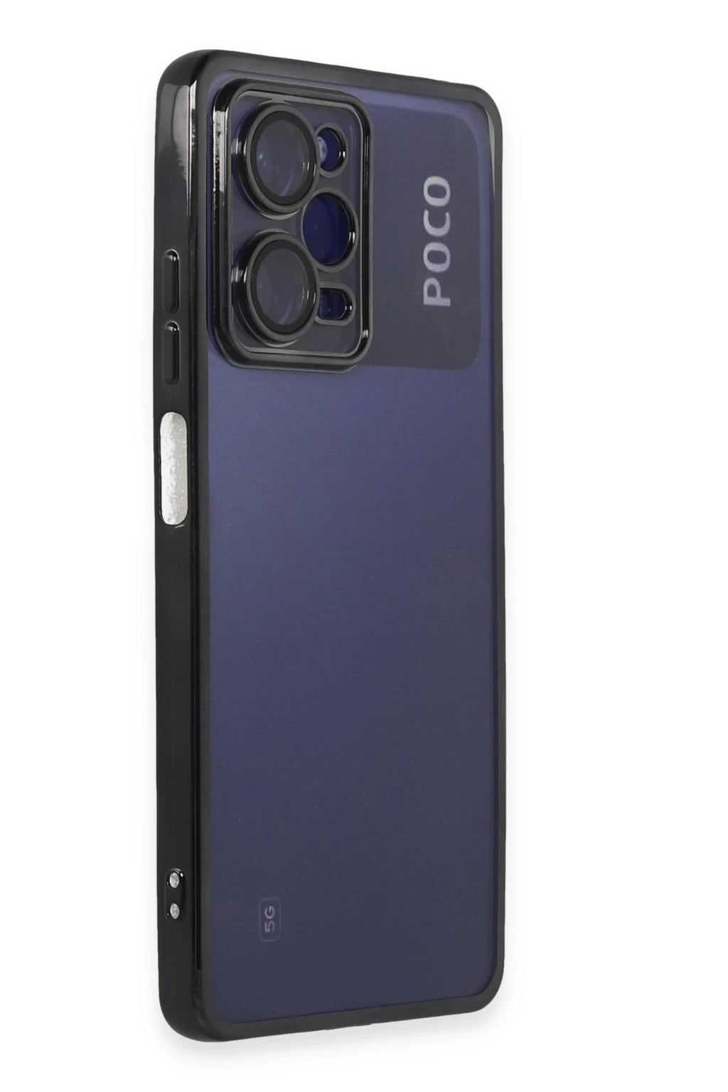 Mey İthalat® Poco X5 Pro 5G Kılıf Lensli Silikon - Siyah