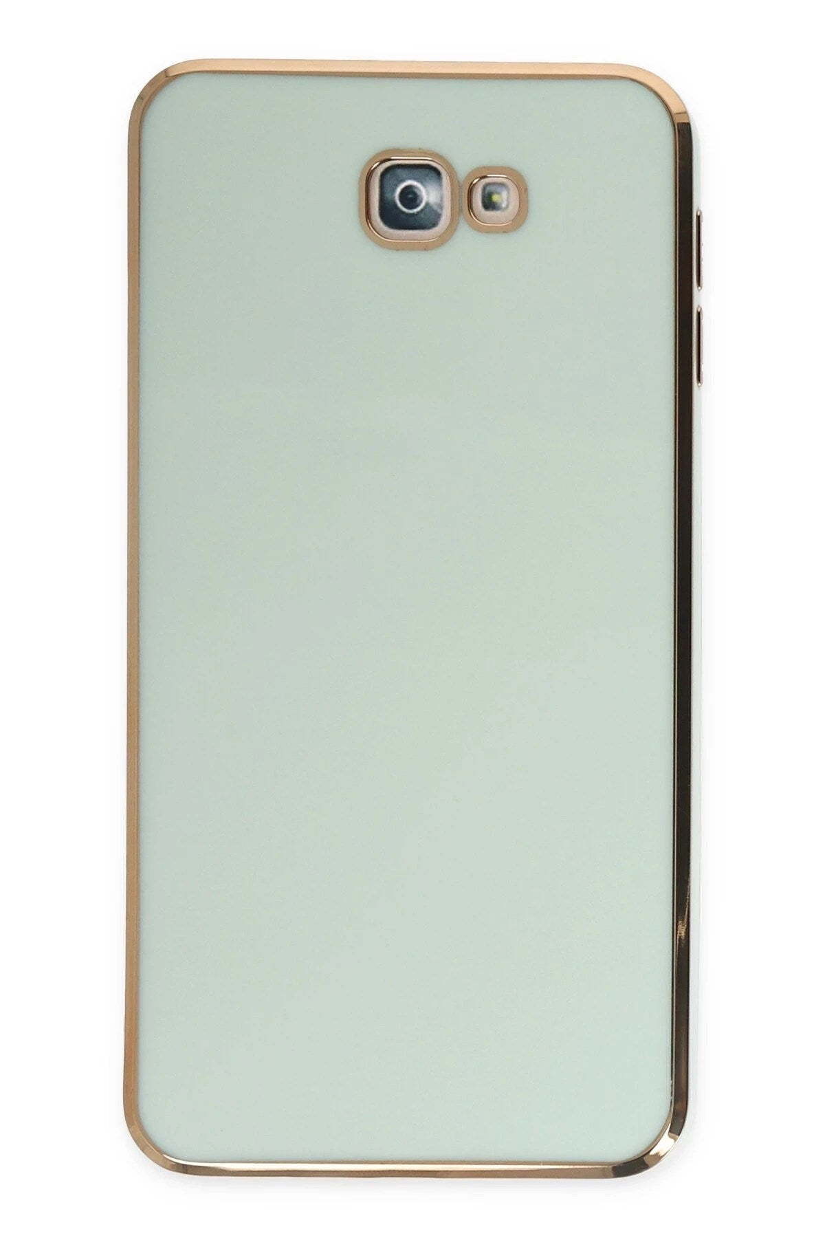 Mey İthalat® Samsung Galaxy J7 Prime Kılıf Volet Silikon - Açık Yeşil