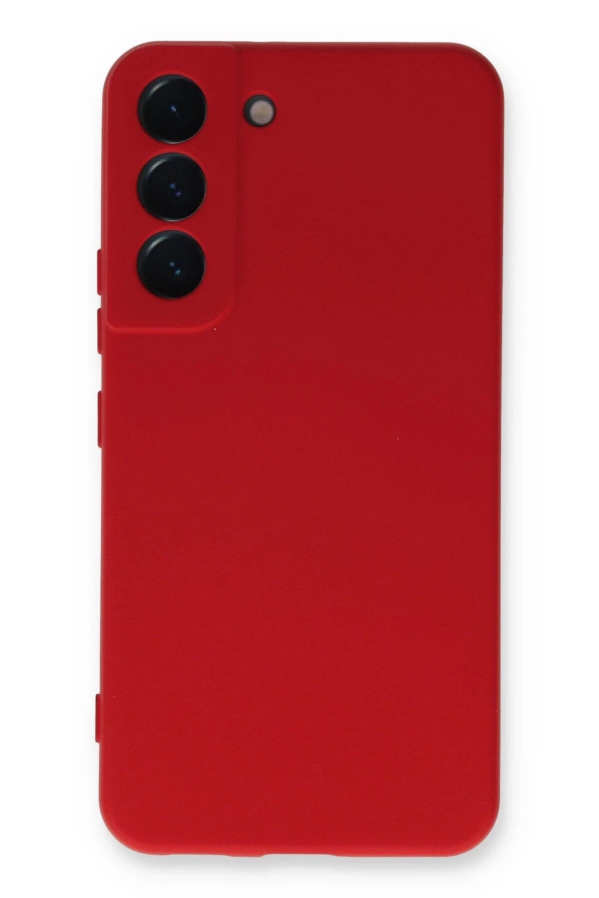 Mey İthalat® Samsung Galaxy S23 Kılıf Nano içi Kadife Silikon - Kırmızı