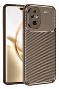 Mey İthalat® Honor 200 Kılıf Auto Focus Karbon Kapak - Kahverengi