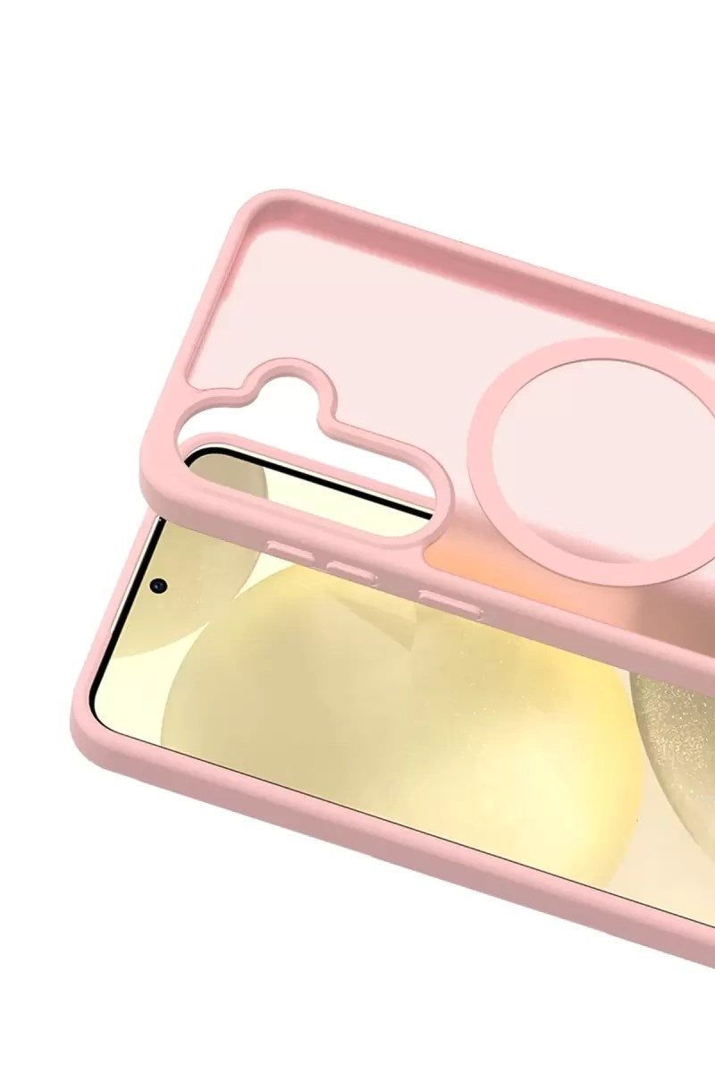 Mey İthalat® Samsung Galaxy A56 Jota Magsafe Kapak - Pudra