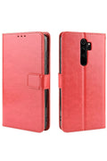 Mey İthalat® Redmi Note 8 Pro Kılıf Trend S Plus Kapaklı Kılıf - Kırmızı