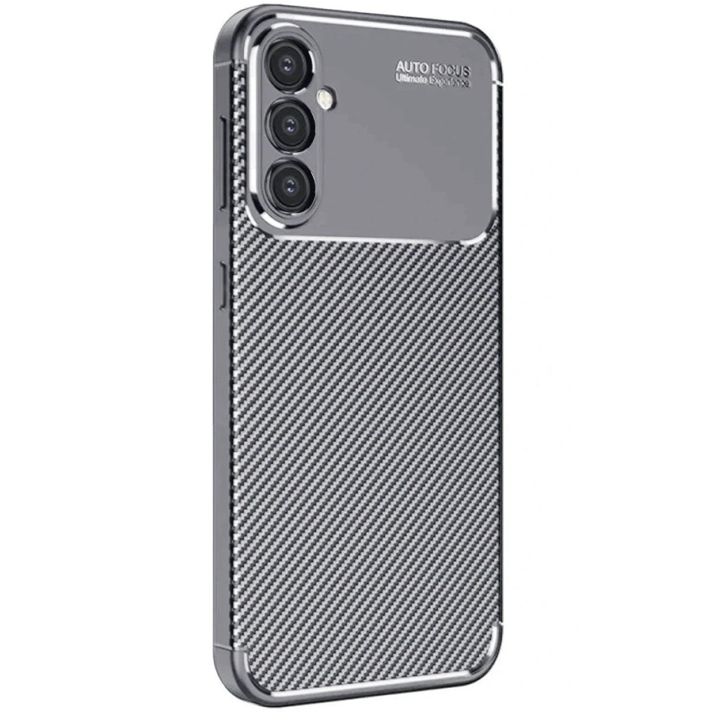 Mey İthalat® Samsung Galaxy S25 Plus Kılıf Auto Focus Karbon Kapak - Gri