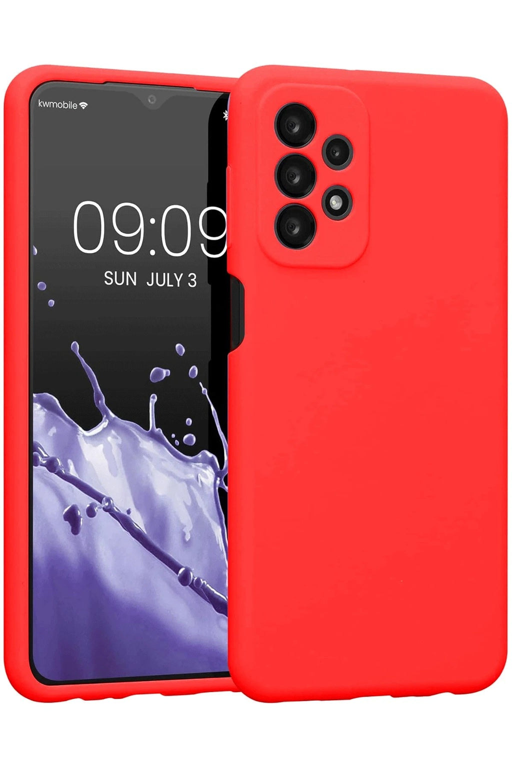 Mey İthalat® Samsung Galaxy A23 4G Kılıf First Silikon - Kırmızı