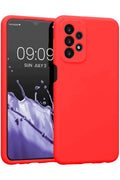 Mey İthalat® Samsung Galaxy A23 4G Kılıf First Silikon - Kırmızı