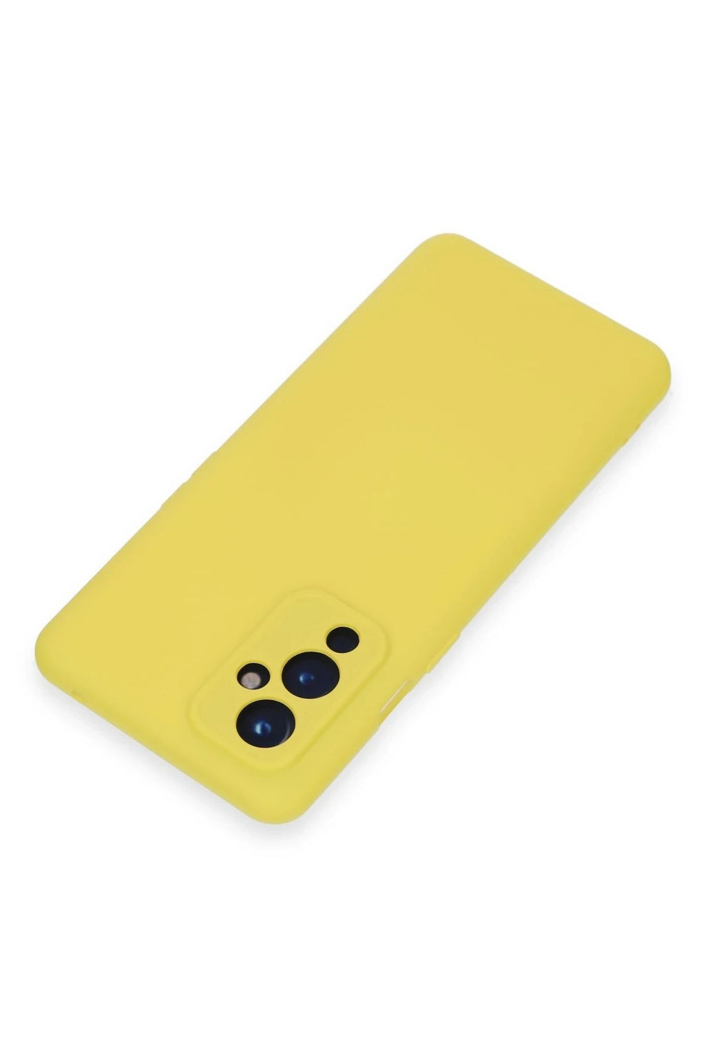 Mey İthalat® One Plus 9 Kılıf Nano içi Kadife Silikon - Sarı