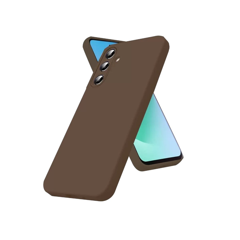 Mey İthalat® Samsung Galaxy A56 Kılıf First Silikon - Kahverengi