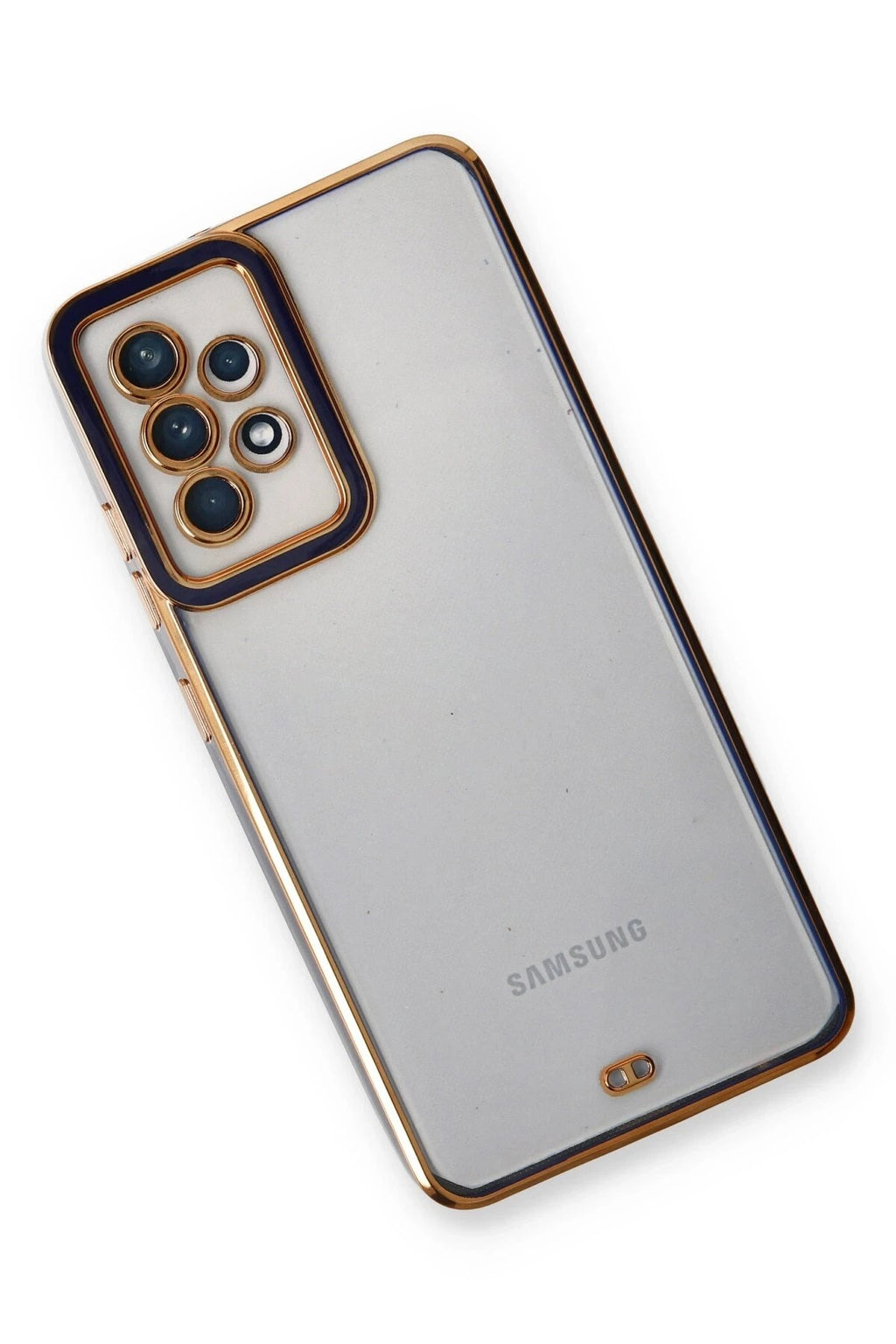 Mey İthalat® Samsung Galaxy A33 5G Kılıf Liva Lens Silikon - Mavi