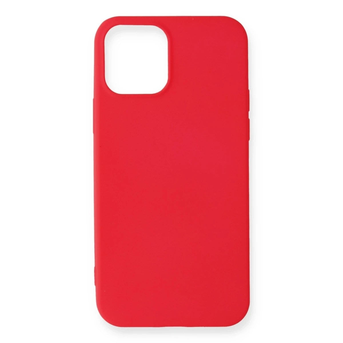 Mey İthalat® iPhone 12 Mini Kılıf First Silikon - Kırmızı