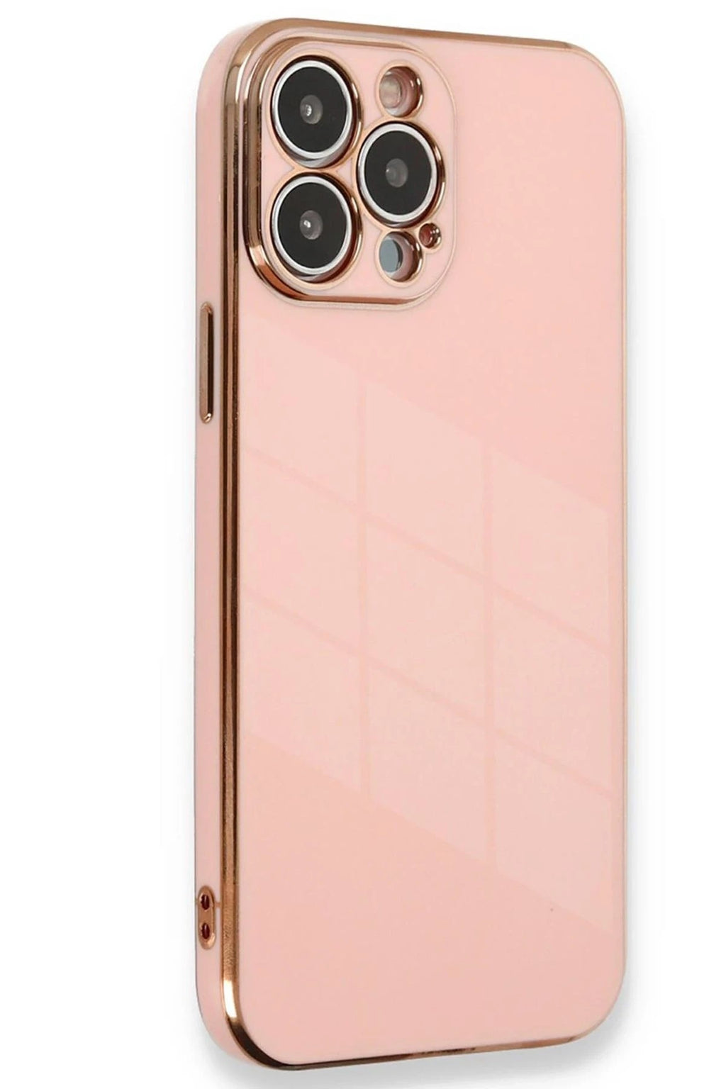 Mey İthalat® iPhone 15 Pro Kılıf Volet Silikon - Pembe