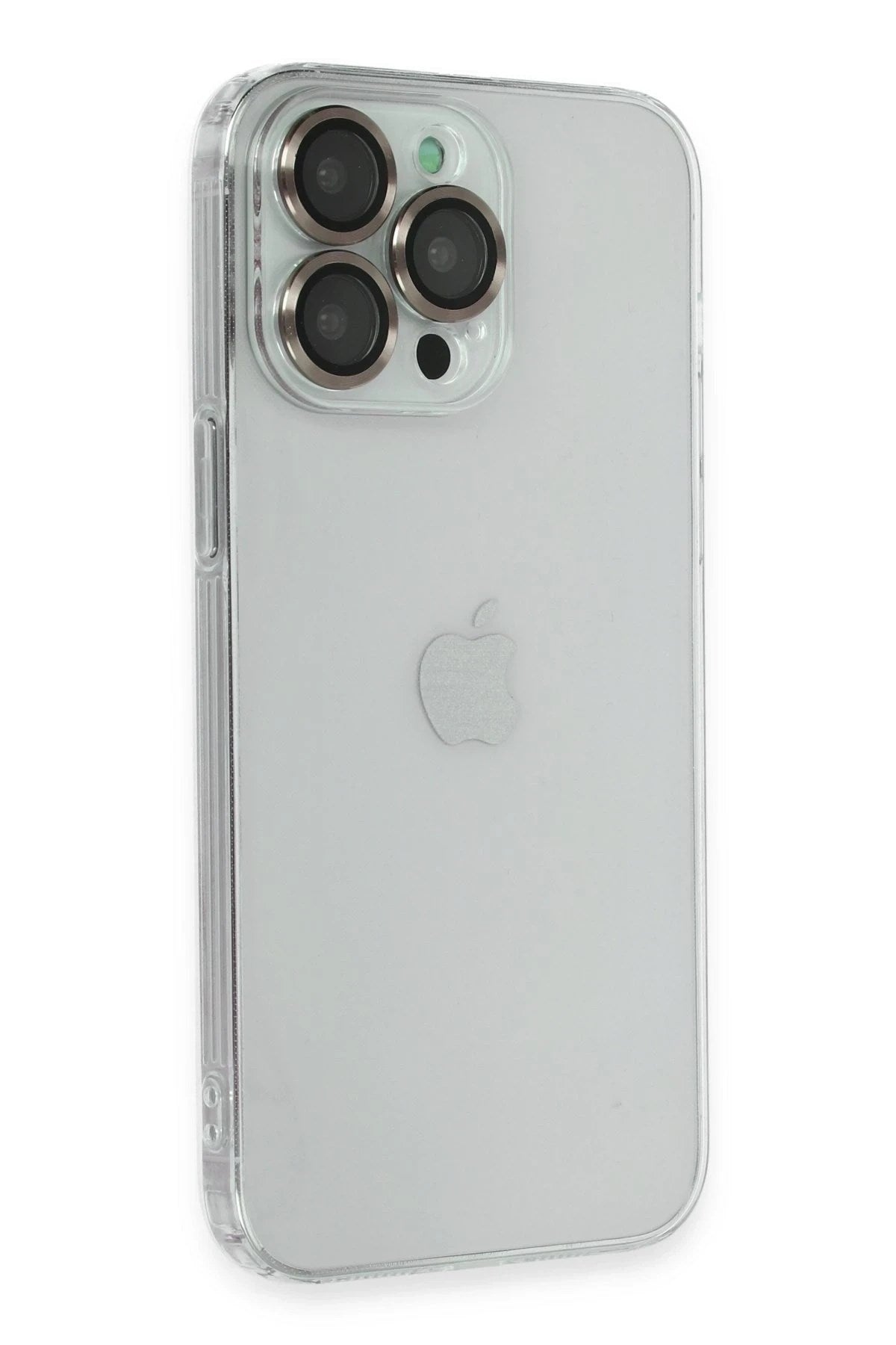 Mey İthalat® iPhone 13 Pro Kılıf Luko Lens Silikon -Yeşil