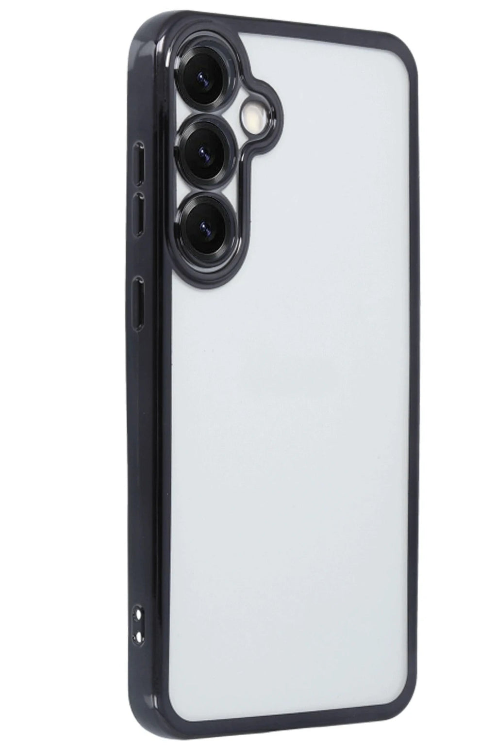 Mey İthalat® Samsung Galaxy S25 Kılıf Lensli Silikon - Siyah