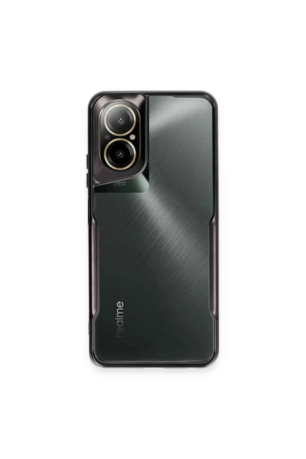 Mey İthalat® Realme 12 Lite Kılıf Boyi Silikon Kapak - Siyah