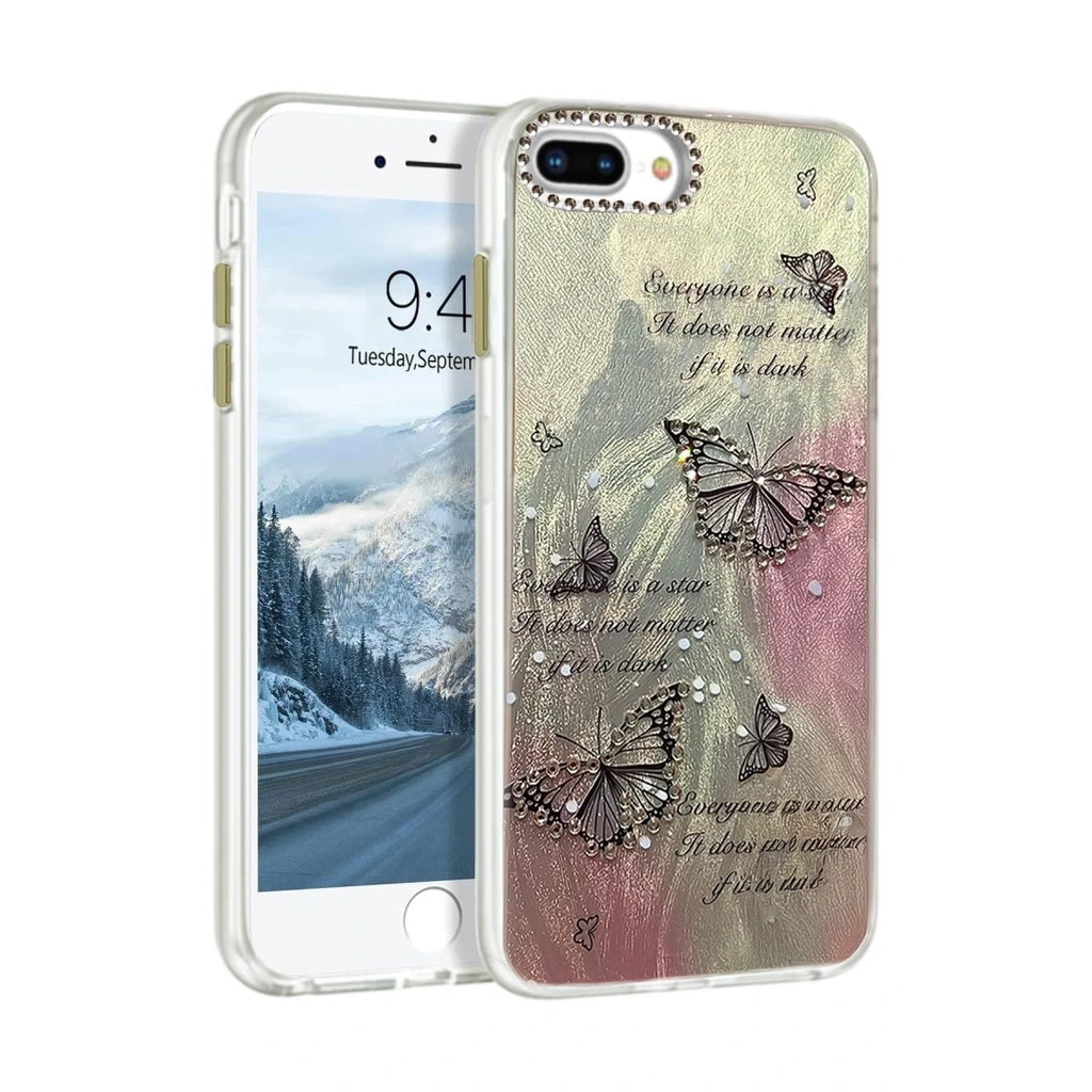 Mey İthalat® iPhone 7 Plus Kılıf Blade Aynalı Desenli Kapak - Desen 6
